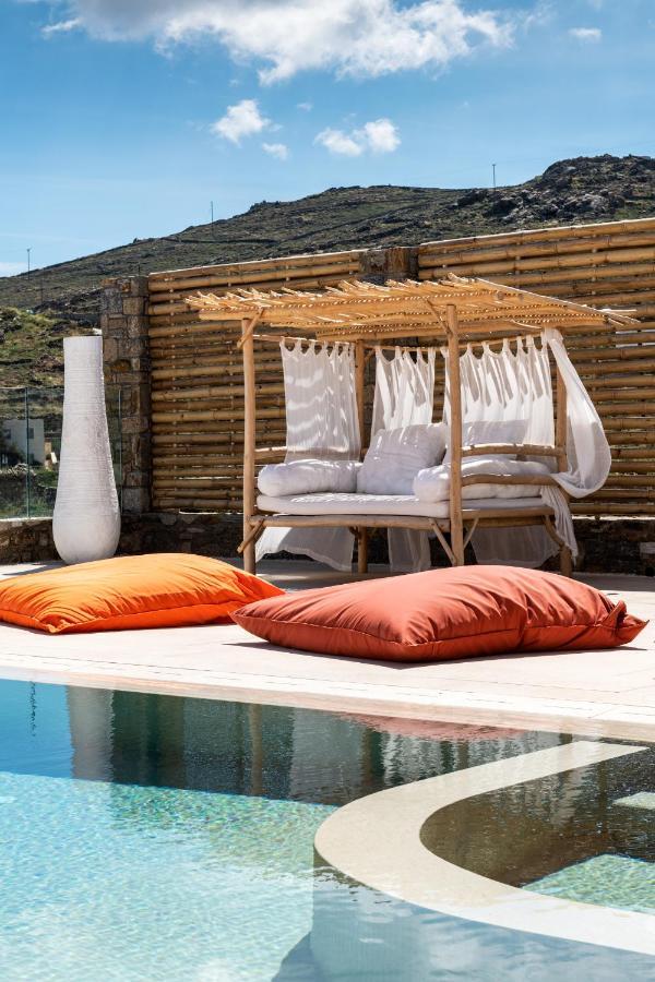 Mykonos Ag Villas In Ftelia Beach Exterior foto