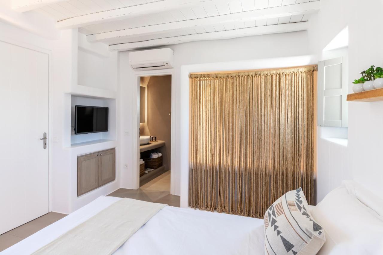Mykonos Ag Villas In Ftelia Beach Exterior foto