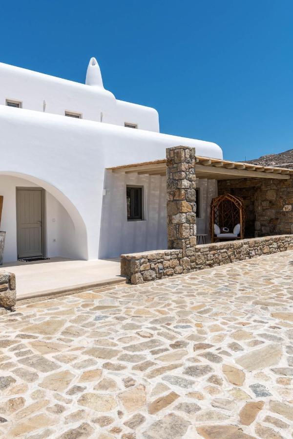 Mykonos Ag Villas In Ftelia Beach Exterior foto