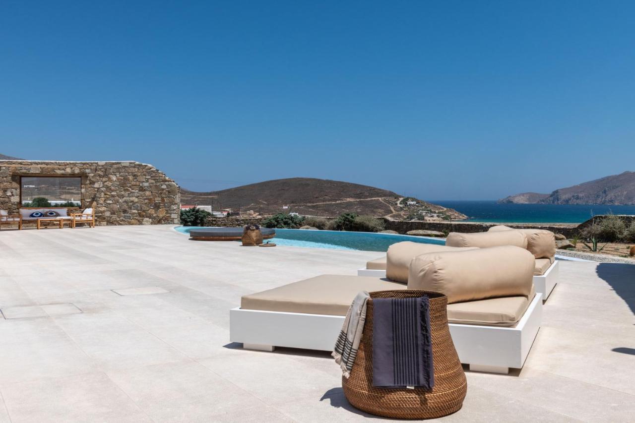 Mykonos Ag Villas In Ftelia Beach Exterior foto