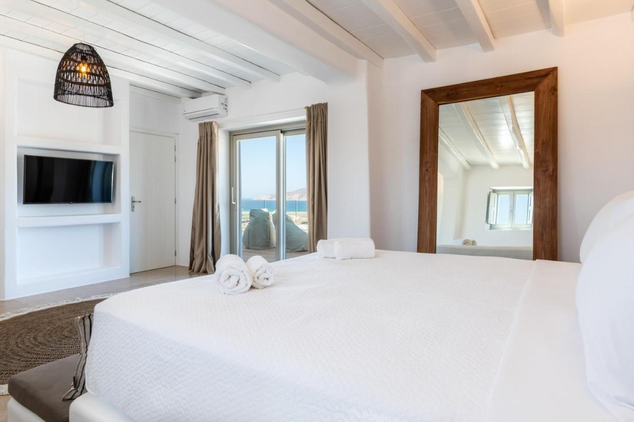 Mykonos Ag Villas In Ftelia Beach Exterior foto